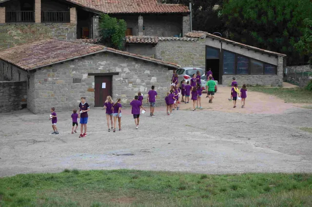 La casa de colònies Cal Masover, en una foto de les colònies del 2019