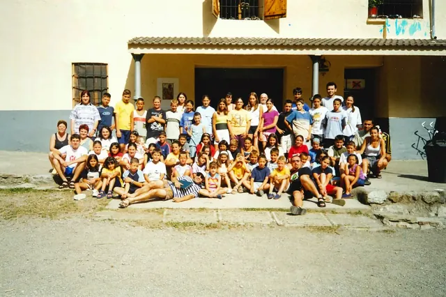La casa de colònies La Foneria, en una foto de les colònies del 2002
